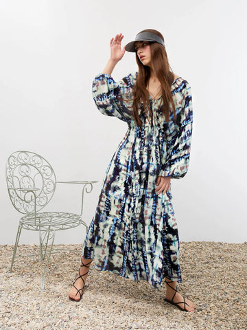 Printed Long Dress